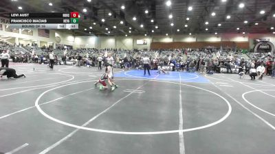 66 lbs Round Of 16 - Levi Aust, NorCal Nomads vs Francisco Macias, Nevada Elite