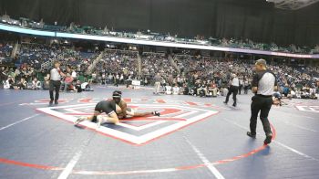 6A 165 lbs Cons. Round 1 - Seth Downing, James B. Dudley High School vs Gage Fallows, Middle Creek High School