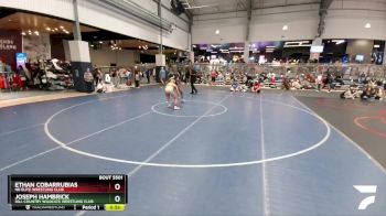 120 lbs Cons. Round 2 - Joseph Hambrick, Hill Country Wildcats Wrestling Club vs Ethan Cobarrubias, NB Elite Wrestling Club