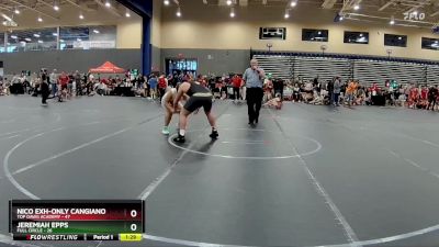 210 lbs Round 2 (4 Team) - Nico EXH-Only Cangiano, Top Dawg Academy vs Jeremiah Epps, Full Circle