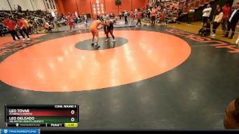 220 lbs Cons. Round 3 - Leo Tovar, Plainfield (NORTH) vs Leo Delgado, Arlington Heights (HERSEY)
