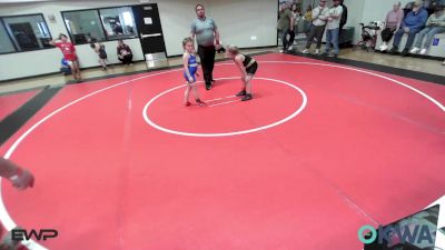 62-67 lbs Rr Rnd 2 - Layla Waldeck, Salina Wrestling Club vs Harper Woolman, Tiger Trained Wrestling