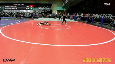 55 lbs Semifinal - Demid Cheltsov, Savage House Wrestling Club vs Traesyn Anglin, Hawks WC Lincoln