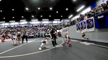 43 lbs Quarterfinal - Jepsen England, Comanche Takedown Club vs Hudson Lemaire, Boneyard Wrestling Academy