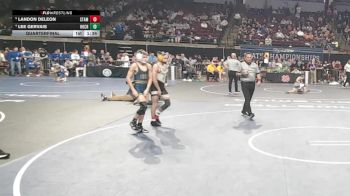 D 1 106 lbs Quarterfinal - Landon Deleon, St. Amant vs Lee Gervais, Holy Cross