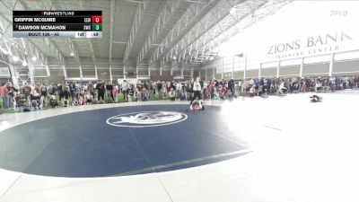 45 lbs Champ. Round 2 - Griffin McGuire, Evanston Elite Wrestling vs Dawson McMahon, Shootbox Wrestling Club