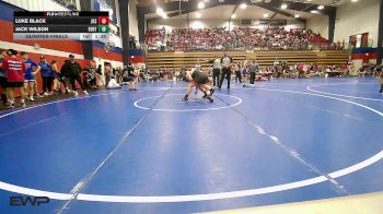 170 lbs Quarterfinal - Luke Black, Jenks vs Jack Wilson, Fort Gibson