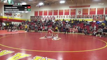 120 lbs Quarterfinal - Grayson Waddell, Solon vs Charlie Foster, Williamsburg