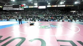 6A 106 lbs Champ. Round 1 - Ryker Beeson, Meridian vs Lucas Atkinson, Caldwell