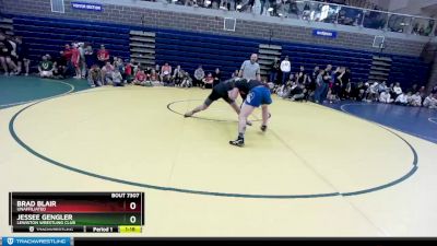 235 lbs Round 1 - Jessee Gengler, Lewiston Wrestling Club vs Brad Blair, Unaffiliated