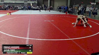 135 lbs 1st Place Match - Presley Havemeier, Dassel-Cokato-Litchfield vs Samuel Roiko, UNC (United North Central)
