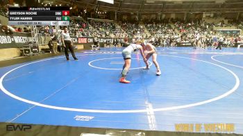 110 lbs Consi Of 16 #2 - Greyson Roche, South Hills Wrestling Academy vs Tyler Harris, Falcon Empire
