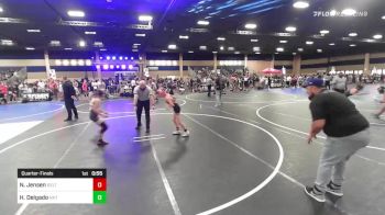 86 lbs Quarterfinal - Nash Jensen, Delta WC vs Hailey Delgado, Nxt Lvl Wr Ac