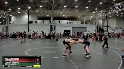 98 lbs Semis (4 Team) - Logan Worth, Full Circle Green vs Fin Anderson, Validus WC Gold