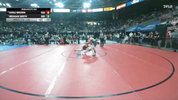 135 lbs Quarterfinal - Meagan Smith, Meridian vs Kahli Brown, Post Falls