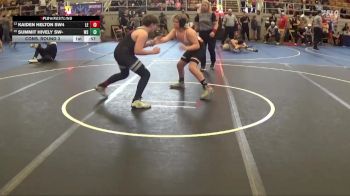 145 lbs Cons. Round 3 - Kaiden Helton SW4, Lakota East vs Summit Hively SW-, Waynesville Spartans