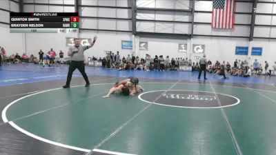 126 lbs Allday - Quinton Smith, SLY FOX WRESTLING CLUB vs Brayden Nelson, RALEIGH AREA WOLFPACK RED