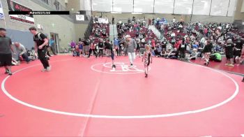 48-51 lbs Round 3 - Wrenley Reynolds, 208 Badgers Wrestling Club vs Gunnar Bell, Homedale Wrestling Club