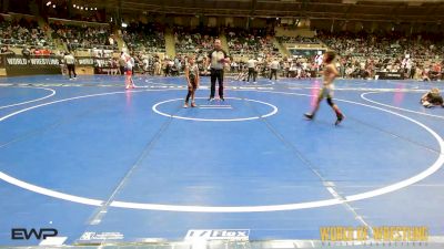 58 lbs Consi Of 16 #1 - Teo Gurule, Stout vs Baker James, Cowboy Wrestling Club