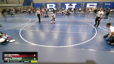 73 lbs Semifinal - Hayven Morrill, South Sevier vs Ezra R. Fernandez, Sublime Wrestling Academy