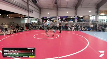 61 lbs Cons. Round 3 - Derek Gonzalez, Austin Texas Wrestling Club vs Brooks Gamblin, Liberty Warriors Wrestling Club