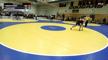 109 lbs Quarterfinal - Lincoln Valdez, Pomona (CO) vs Tyler Sweet, Clovis North
