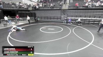 135 lbs Champ. Round 1 - Cohen Knighton, Farmington High School vs James Baron, Riverton High School