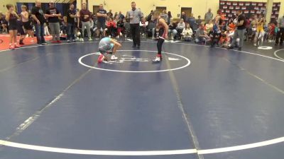 90 lbs Rr Rnd 5 - Michael Johnson, Gladiators K-8 vs Sammy Pelletier, Team Round-Up K-8