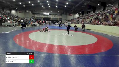 64 lbs Round Of 16 - Jared Martin, South Paulding Junior Spartans Wrestling Club vs Asher Eason, TitleTown Wrestling Academy