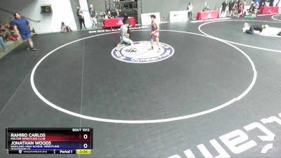 65 lbs Cons. Round 2 - Ramiro Carlos, Falcon Wrestling Club vs Jonathan Woods, Highland High School Wrestling (Bakersfield)