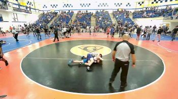 140 lbs Consi Of 8 #1 - Daman Long, Pryor Tigers vs Kaden Rice, Pryor Tigers