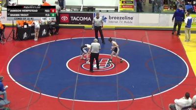89 lbs Consi Of 32 #2 - Jamison Hempstead, Pocono Mtn East vs Shawn Trout, Pleasant Valley