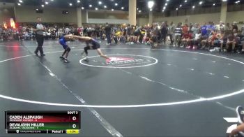 113 lbs Round 1 (6 Team) - Devaughn Miller, Alabama Takedown vs Caden Alspaugh, Mississippi Mayhem