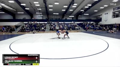 174 lbs Quarterfinal - Melquan Warren, Wilkes vs Logan Richey, Duke University