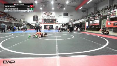 61-64 lbs Quarterfinal - Patrick Real, Sallisaw Takedown Club vs Colton England, Pocola Youth Wrestling