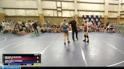 150 lbs Round 1 (10 Team) - Nichole Buxton, Oregon vs Breanna Samora, New Mexico