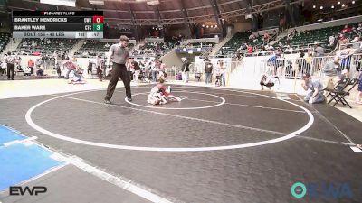40 lbs Final - Brantley Hendricks, Claremore Wrestling Club vs Baker Ware, Cleveland Takedown