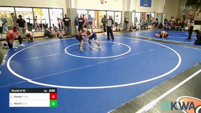 85 lbs Round Of 16 - Lucas Howe, Team Tulsa Wrestling Club vs Lane Ward, Blackwell Wrestling Club