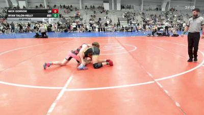132 lbs Rr Rnd 2 - Nick Gordon, LAW Red - HSB vs Ryan Talon-Kelly, MetroWest United Lightning - HSB