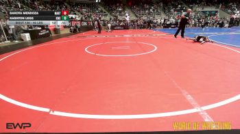 46 lbs Semifinal - Dakota Mendoza, MANTANONA-TC vs Kashton Legg, Keystone Wrestling Club