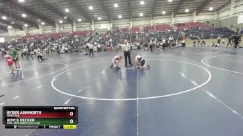 126 lbs Quarterfinal - Ryder Ashworth, Westlake vs Royce Decker, Stallions Wrestling Club