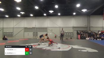 90 lbs Prelims - TRESHAUN TECSON, BAWC vs Gilbert Antillon, Black Fox Elite