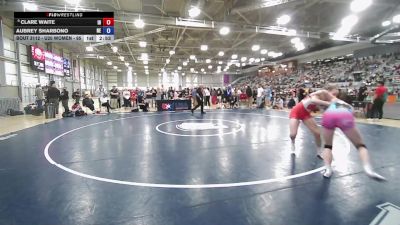 U20 Women - 65 lbs Champ. Round 1 - Clare Waite, ID vs Aubrey Sharbono, NE