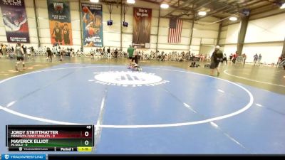 48 lbs Rd# 9- 2:15pm Saturday Final Pool - Jordy Strittmatter, Minnesota Funky Singlets vs Maverick Elliot, PA Gold