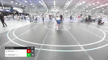 120 lbs Semifinal - Alexis Pehrson, Team Nebraska Blue vs Angelina Cassioppi, POWA