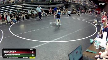 65 lbs Round 1 (6 Team) - Henry Riesen, Indiana Blue vs Jackson Hermann, Kansas Mamba