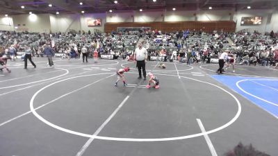 37 lbs Quarterfinal - Zayden Lebow, Truckee WC vs Brielle Cablay, Pounders WC