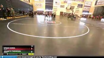160 lbs Quarterfinal - Kenneth Thompson, Quincy vs Ethan Garza, Selah
