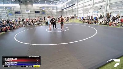 145 lbs Quarters & 1st Wb (16 Team) - Shawn Bass, TEAM NC vs Blake Sloan, Michigan Blue