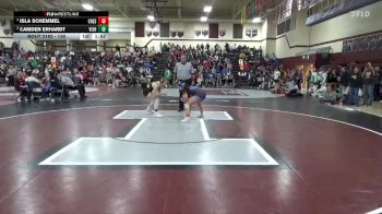130 lbs Semifinal - Isla Schemmel, Crestwood vs Camden Erhardt, Vinton-Shellsburg